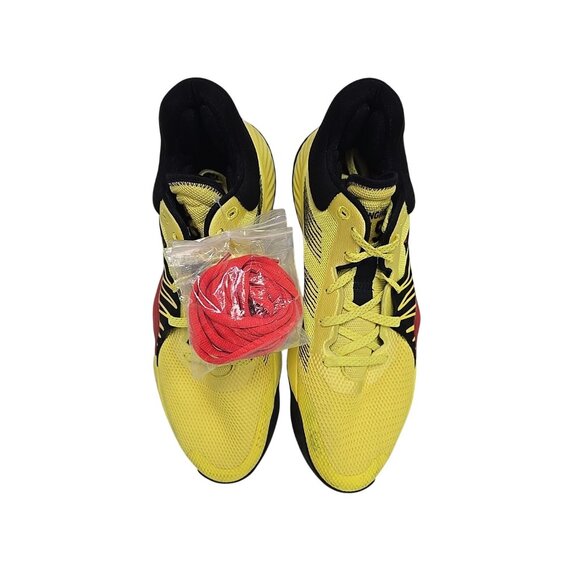Adidas Men's D.O.N. Issue #1 Engine 45 Basketball Shoe Yellow Red Size 15M - Picture 6 of 7